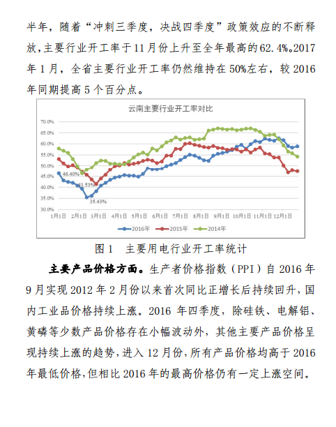 昆明電力交易中心發布2017年1月云南電力交易月報