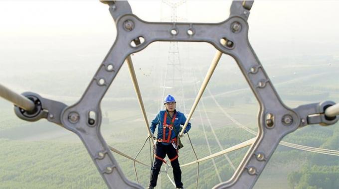 高空驗(yàn)收——1000千伏榆橫—濰坊特高壓輸電線路