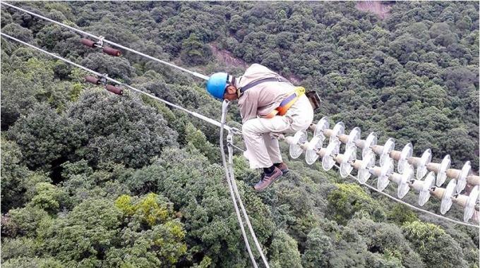 高空線路秋檢 確保可靠供電