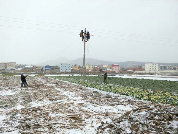  云南電網積極應對雨雪天氣確保電網安全