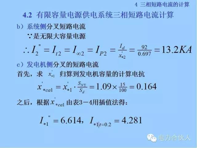 電網短路電流計算精解85