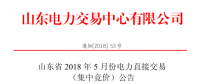 山東2018年5月集中競價、雙邊協商交易25日展開（附名單）