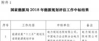 國家能源局2018年能源規劃評估和研究課題公開招標中標公告