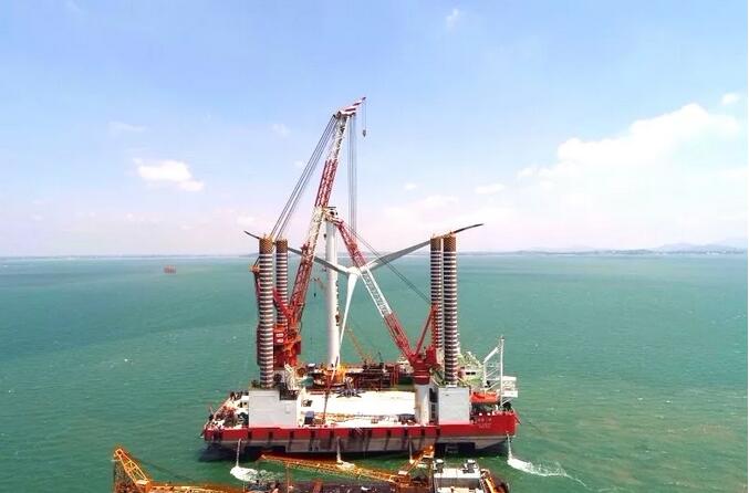 國內(nèi)首個(gè)大功率海上風(fēng)電試驗(yàn)風(fēng)場(chǎng)建設(shè)圓滿收官