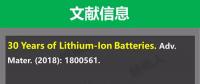 鋰電池負(fù)極材料這三十年！