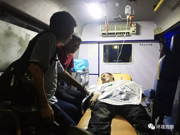 湖南湘潭回應“三名環保志愿者在洗砂場被毆打”：公安正調查