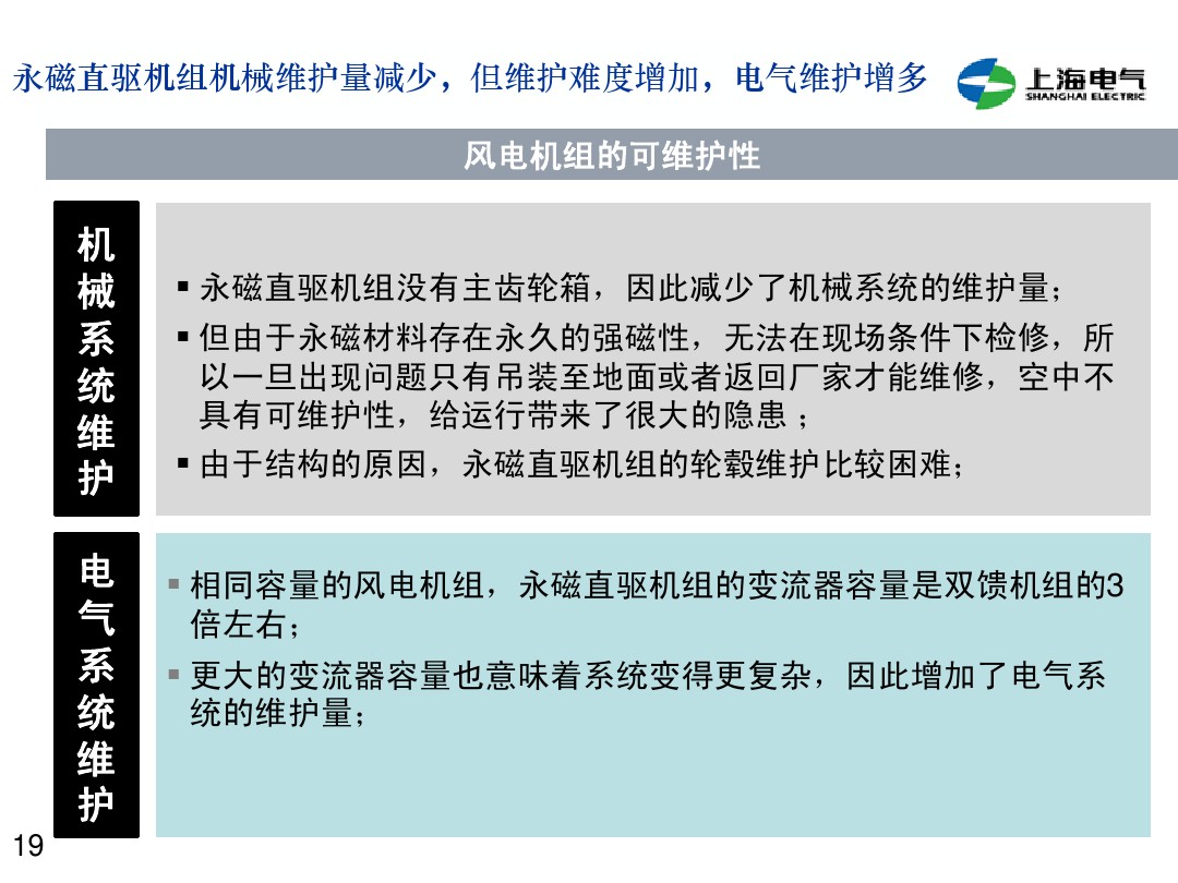 干貨丨雙饋機組和永磁直驅風電機組的對比(2)