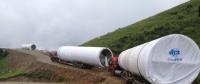 四川能投風(fēng)電會東雪山風(fēng)電場項目大件運(yùn)輸圓滿收官