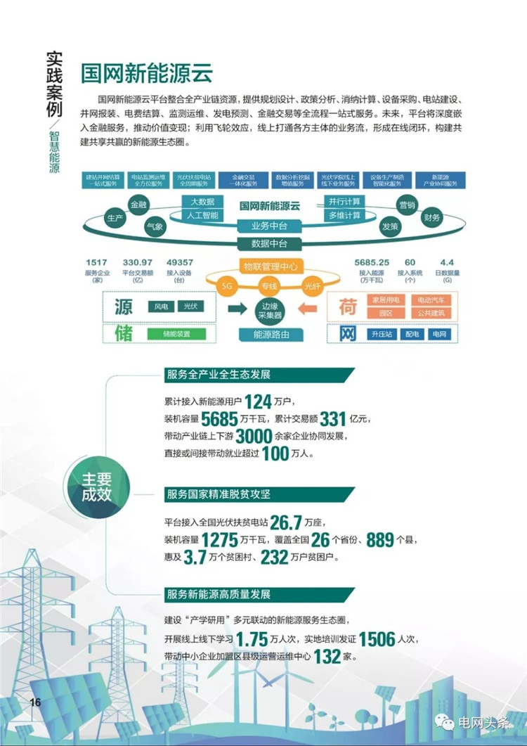 泛在電力物聯網建設典型實踐案例