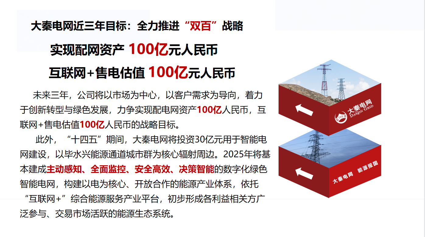 大秦售電招募合伙人 為工業企業降低用電成本